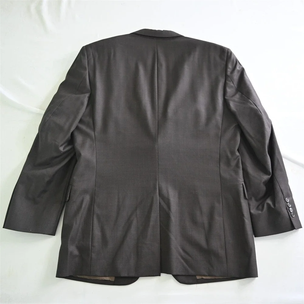 Jos. A.‎ Bank 44L 36x32 Brown 100% Wool Gordon Mens Jacket Pants Suit